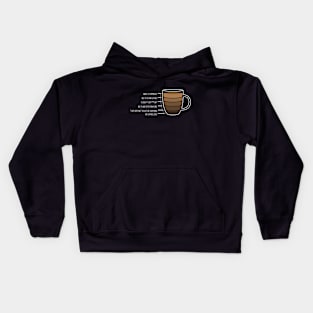 Morning coffee meter Kids Hoodie